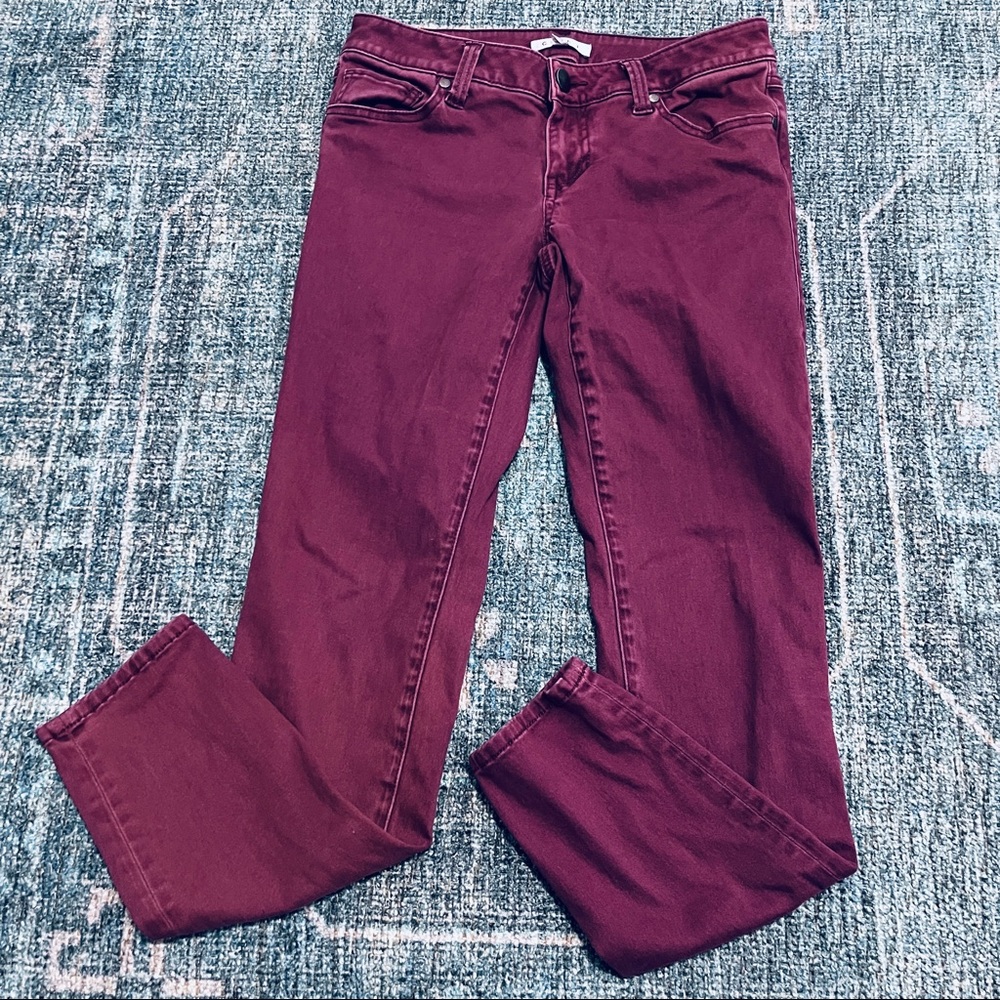 CAbi Red Skinny Jeans